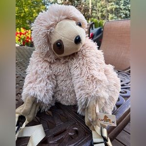 Plush Sloth Backpack